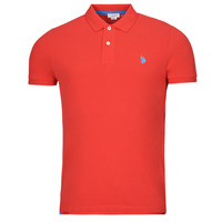 Clothing Men short-sleeved polo shirts U.S Polo Assn. KING Red