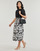 Clothing Women Long Dresses Desigual VEST_MARLON Black / White