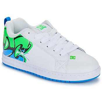 Shoes Men Low top trainers DC Shoes COURT GRAFFIK White / Blue