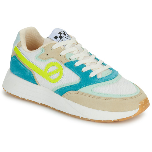 Shoes Women Low top trainers No Name POWER JOGGER W White / Beige / Blue