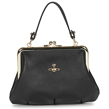 Bags Women Handbags Vivienne Westwood GRANNY FRAME PURSE Black / Gold