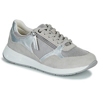 Shoes Women Low top trainers Geox D BULMYA Grey / Silver