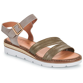 Shoes Women Sandals Karston KIYA Kaki / Taupe