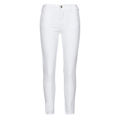 Clothing Women slim jeans Le Temps des Cerises PULP SLIM 7/8 White