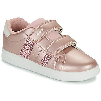 Shoes Girl Low top trainers Geox J ECLYPER GIRL Pink