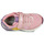 Shoes Girl Low top trainers Geox J SPACECLUB GIRL Pink / Violet