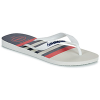 Shoes Men Flip flops Havaianas TOP NAUTICAL White / Marine / Red