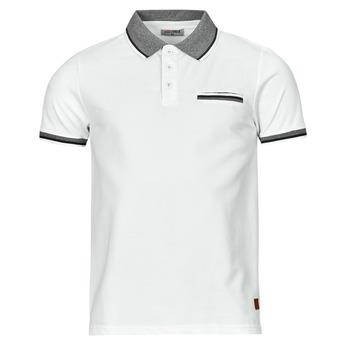 Clothing Men short-sleeved polo shirts Yurban NEW-POLO-WHITE White