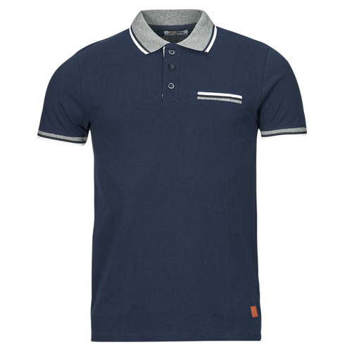 Clothing Men short-sleeved polo shirts Yurban NEW-POLO-NAVY Marine