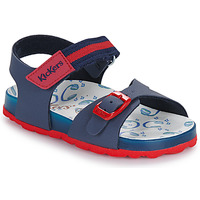 Shoes Boy Sandals Kickers SOSTREET Marine / Red