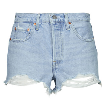 Clothing Women Shorts / Bermudas Levi's 501® ORIGINAL SHORT Blue