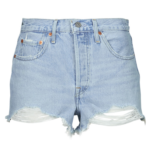 Clothing Women Shorts / Bermudas Levi's 501® ORIGINAL SHORT Blue