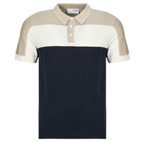 Clothing Men short-sleeved polo shirts Selected SLHMATTIS Beige / Marine