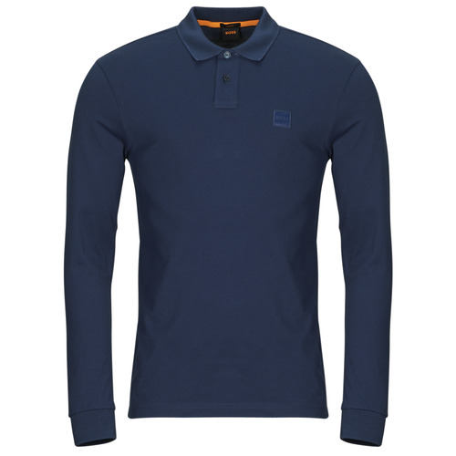 Clothing Men long-sleeved polo shirts BOSS Passerby Marine