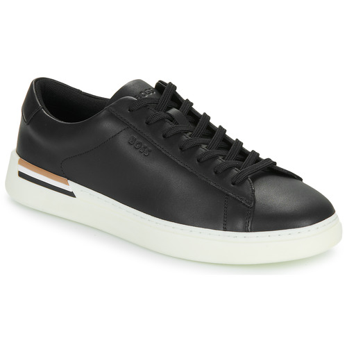 Shoes Men Low top trainers BOSS Clint_Tenn_ltt Black