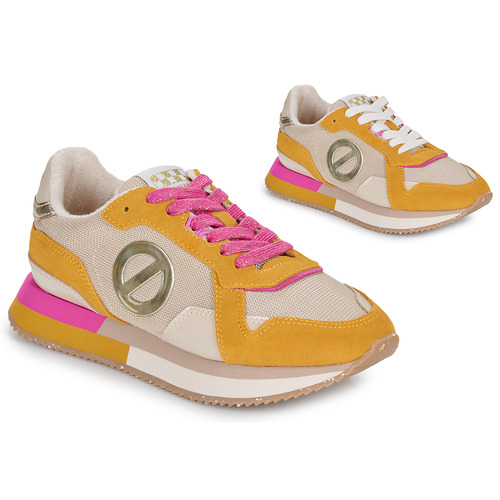 Shoes Women Low top trainers No Name MIA JOGGER W Mustard / Beige / Pink