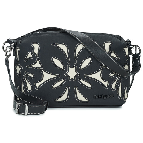 Bags Women Shoulder bags Desigual BAG SYBILLA NAS Black / White