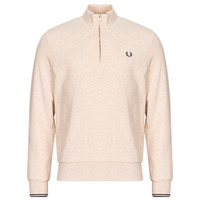 Clothing Men sweaters Fred Perry HALF ZIP Beige