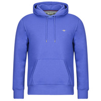 Clothing Men sweaters Gant REG SHIELD HOODIE Blue