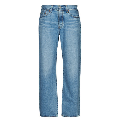 Clothing Women straight jeans Levi's 501® '90S ANKLE Blue