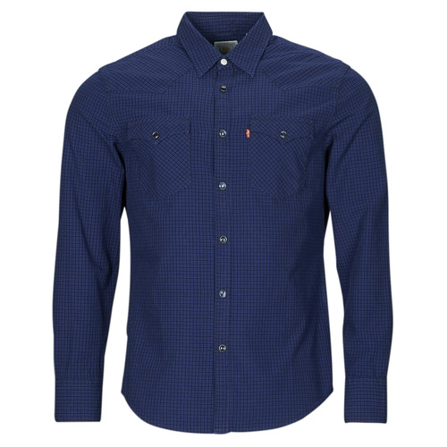 Clothing Men long-sleeved shirts Levi's BARSTOW WESTERN STANDARD Marine