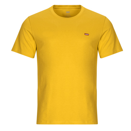 Clothing Men short-sleeved t-shirts Levi's SS ORIGINAL HM TEE Yellow