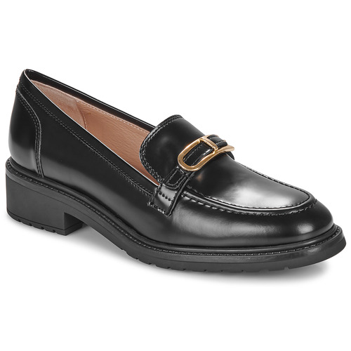 Shoes Women Loafers Unisa ESTIVA Black