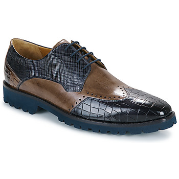 Shoes Men Derby shoes Melvin & Hamilton EMIL 3 Brown / Marine