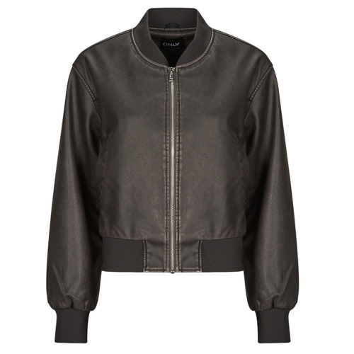 Clothing Women Leather jackets / Imitation le Only ONLJANE Brown