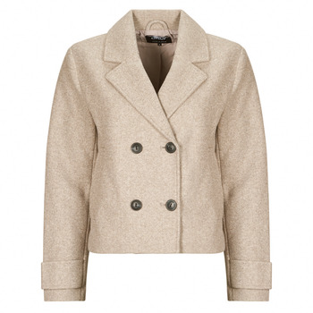 Clothing Women coats Only ONLFREJA  Beige