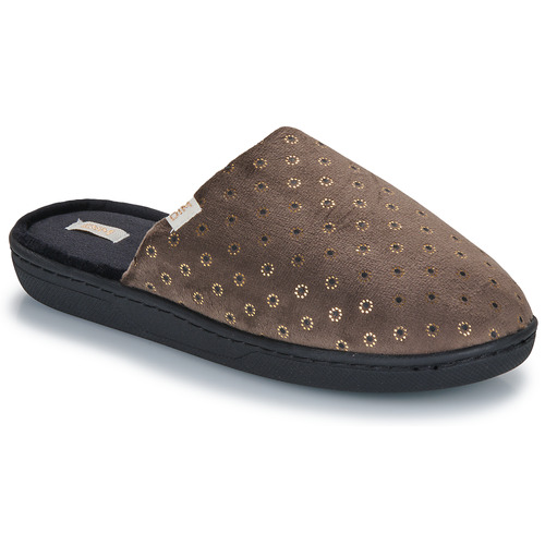 Shoes Women Slippers DIM D SAFARI Brown