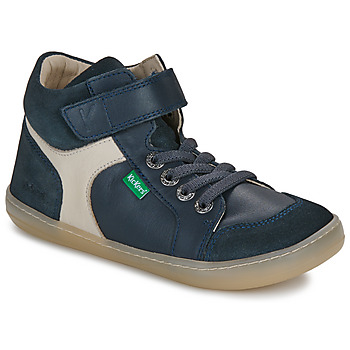 Shoes Boy High top trainers Kickers KICKBARYL Marine