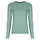 Clothing Women Long sleeved shirts Petit Bateau ML COL ROND Green