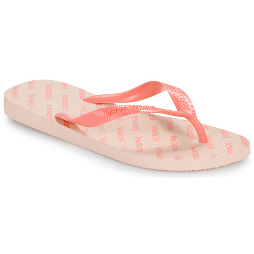 Shoes Women Flip flops Havaianas LOGOMANIA ESSENTIAL Pink