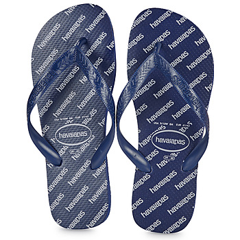 Shoes Flip flops Havaianas LOGOMANIA ESSENTIAL Marine