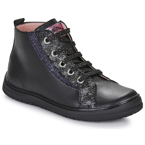 Shoes Girl High top trainers Pablosky  Black