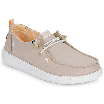 Shoes Women Slip ons HEYDUDE Wendy Chambray Beige