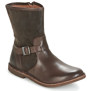 Shoes Women Mid boots Kickers CREEK Brown / Dark