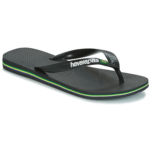 Shoes Flip flops Havaianas BRAZIL LOGO Black