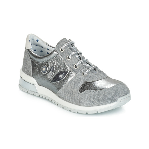 Shoes Girl Low top trainers Catimini CHOCHOTTE Grey