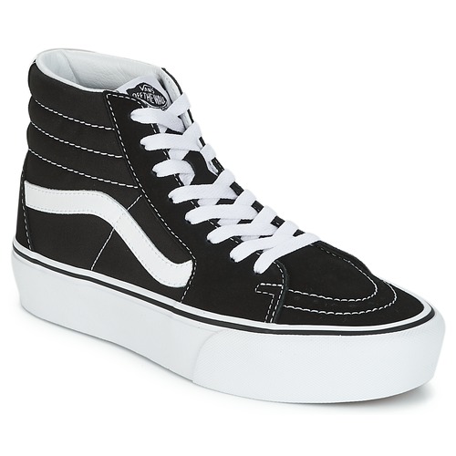 Shoes Women High top trainers Vans SK8-Hi PLATFORM 2.1 Black / White