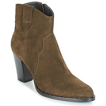 Shoes Women Ankle boots Myma PLOUTAS Kaki