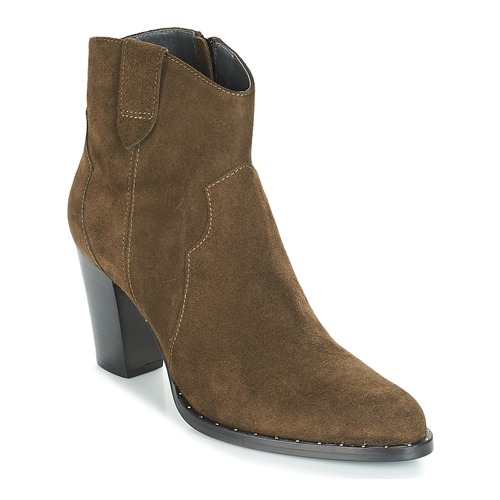 Shoes Women Ankle boots Myma PLOUTAS Kaki