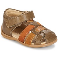 Shoes Boy Sandals André LES PRALINES Brown