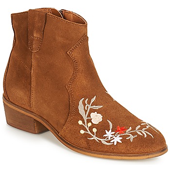 Shoes Women Mid boots André WEST Camel