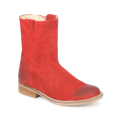 Schoenen Meisjes Laarzen Hip DIRAN Rood