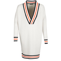 Textiel Dames Truien Maison Scotch WHITE LONG SLEEVES Wit / Creme