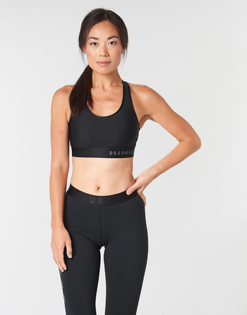 Textiel Dames Sport BH's Under Armour ARMOUR MID KEYHOLE BRA Zwart