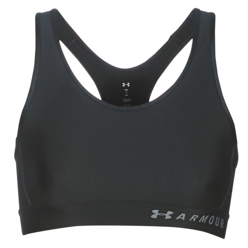 Textiel Dames Sport BH's Under Armour ARMOUR MID KEYHOLE BRA Zwart