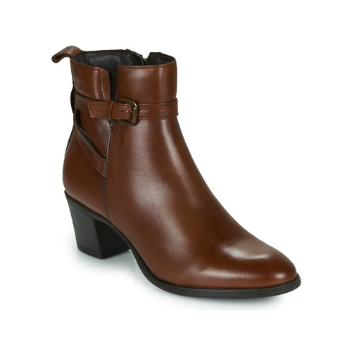 Schoenen Dames Enkellaarzen Betty London LAVANDA Cognac